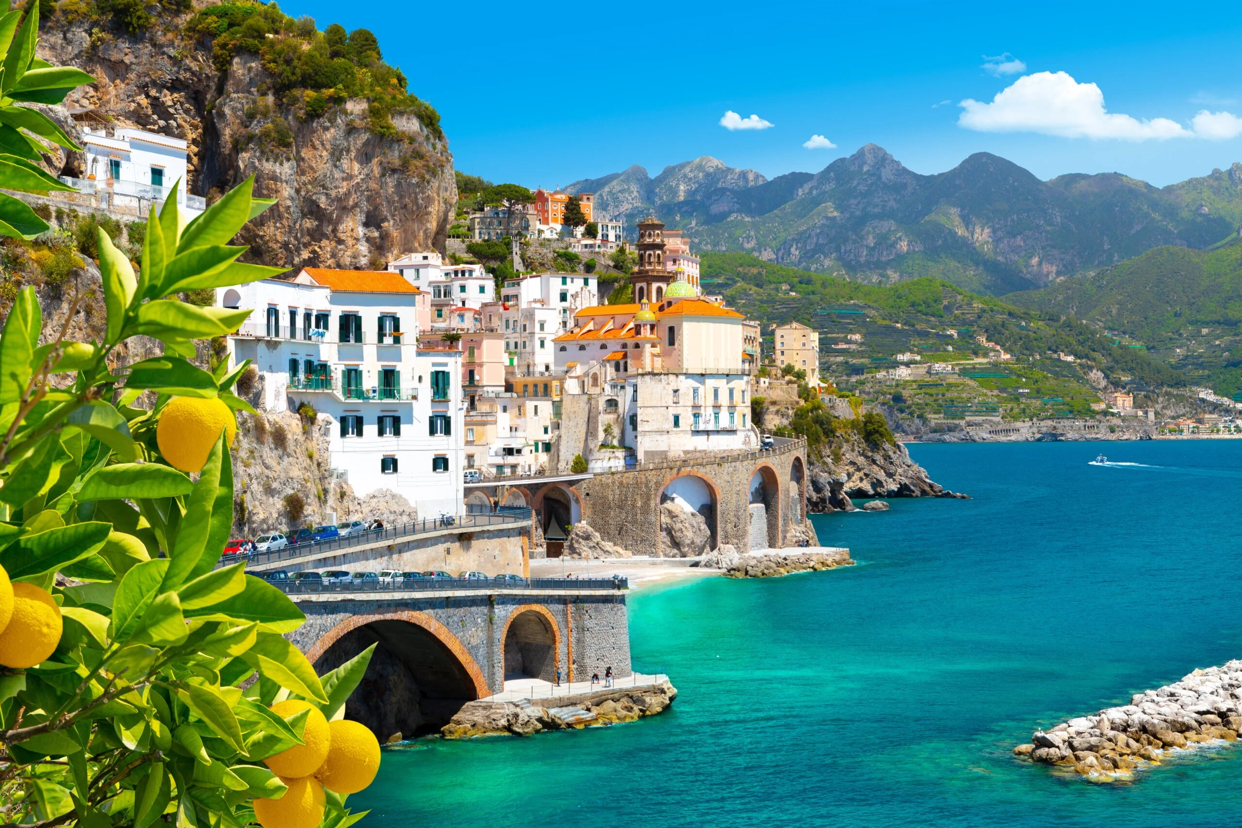 Houses on the Amalfi Coast