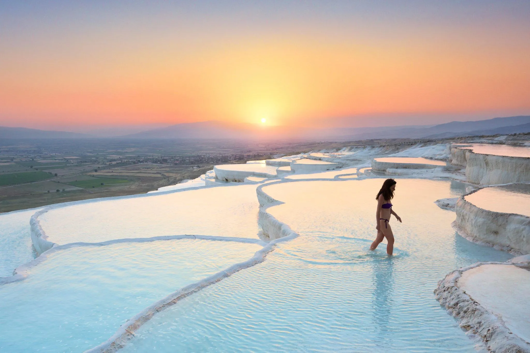 Walk at Pamukkale