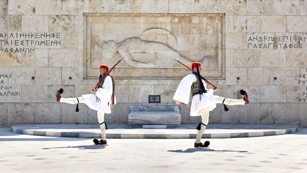 Changing of Guards at the Syntagma Square, Athens