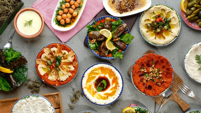 Typical Greek Mezze