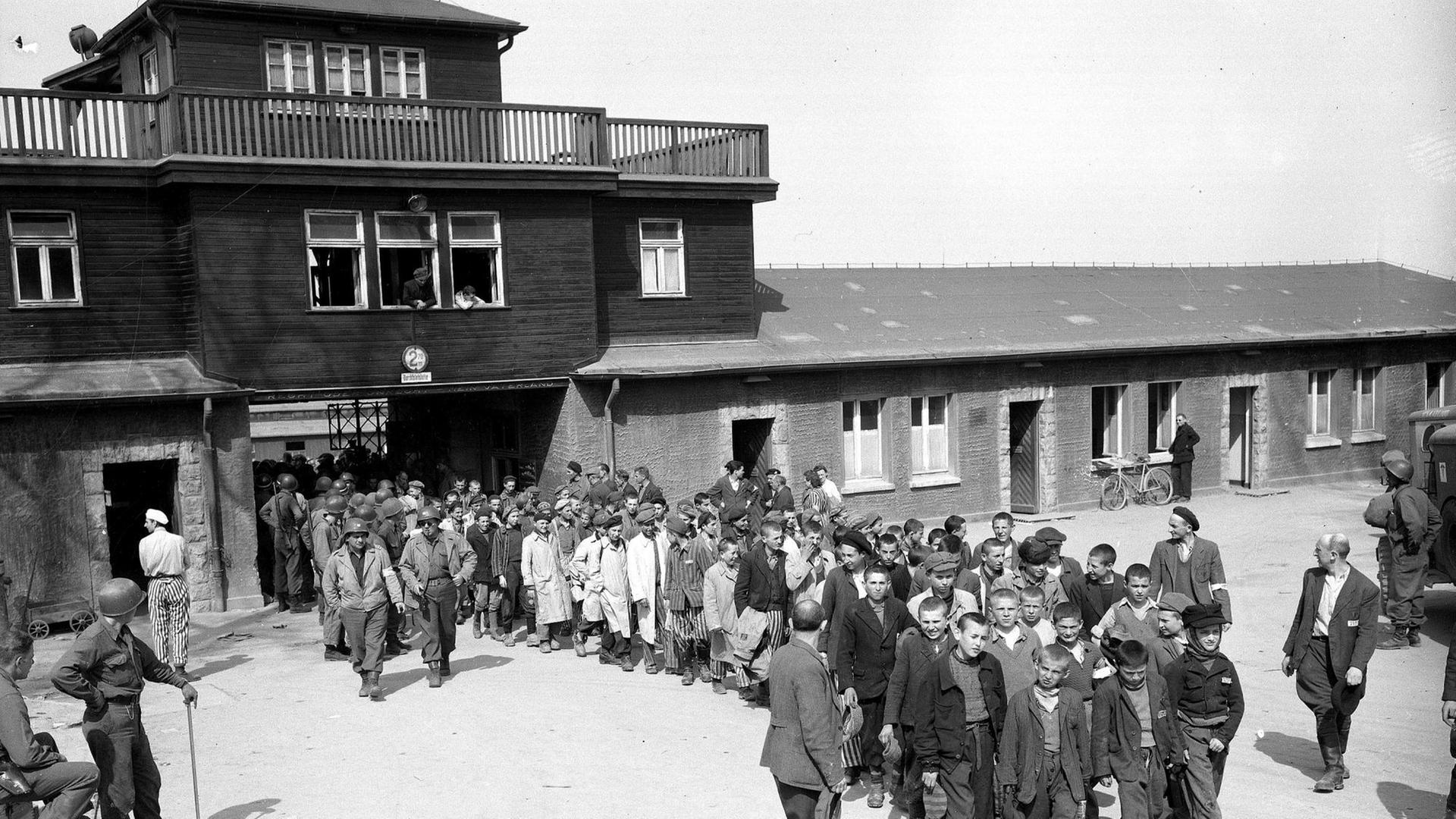 Liberation of the Buchenwald Concentration Camp 1945